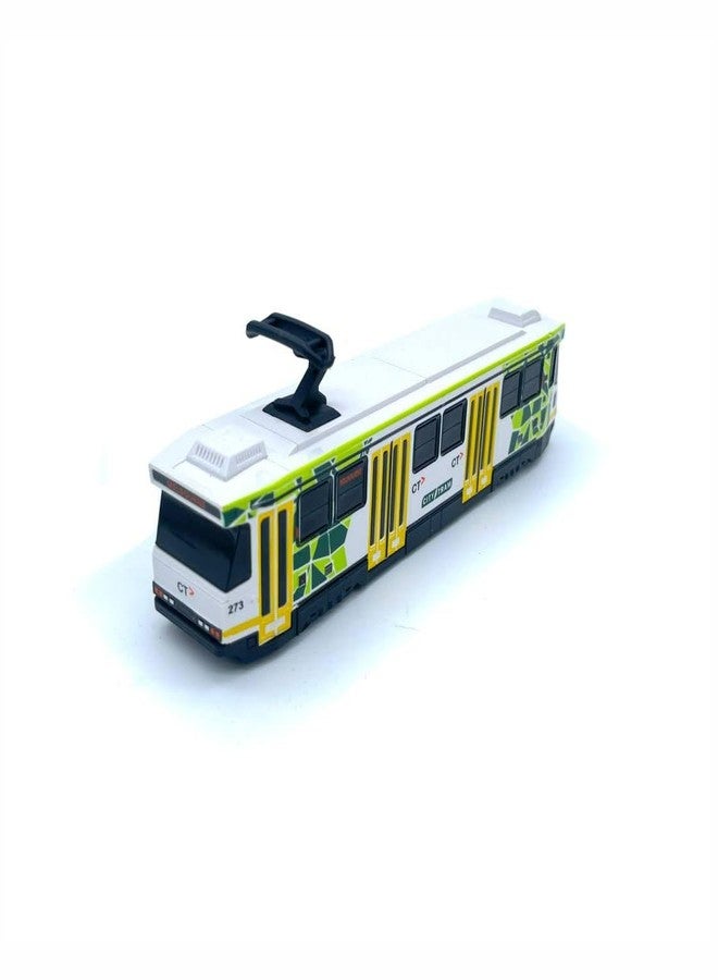 سنتي لعبة ترام المدينة من سينتي، تعمل بالسحب للخلف، مناسبة للأطفال من عمر 3 سنوات فما فوق، بألوان متنوعة - Image 3